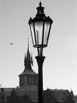 Lantern and spire BW