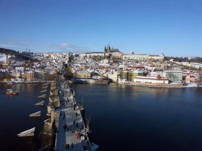 Karlov Bridge from the tower