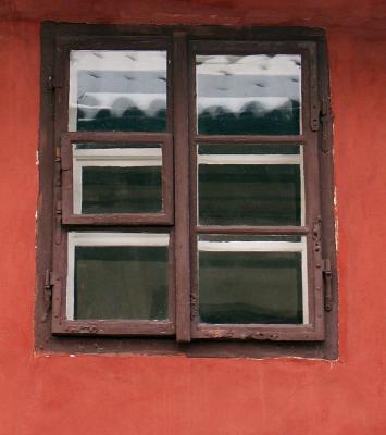 Golden Lane - Prague - window 2