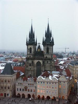 Tyn Church from Stare Mesto Tower