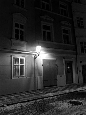 Prague - Kampa Lantern BW