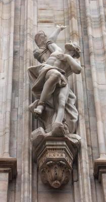 Detail of Milan Duomo