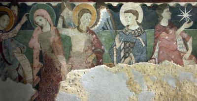 Ancient Fresco at Oropa