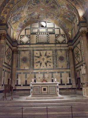 Baptistery altar
