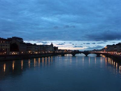 Sunset on the Arno