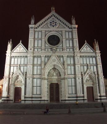 Santa Croce at night