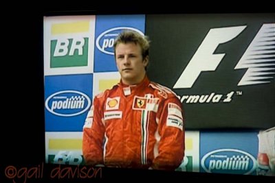 20 October Yo Kimi, Yo FerrariWorld Champion on the podium