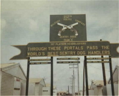 Sign at Long Binh 1969