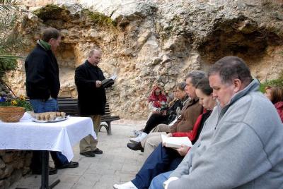 DSC_1749. The Lord's Supper at the Garden Tomb