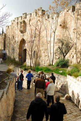 DSC_1792. Jerusalem - Entering the Lion Gate