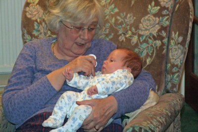 Mamgu & me March 2008