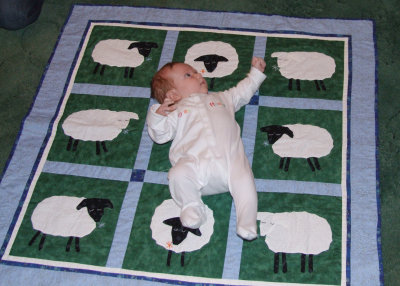 This is the quilt Mamgu made me