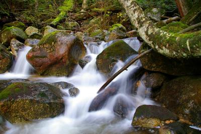 Waterfall at base of the Stawamus Chief, Squamish