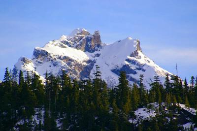 snowy peak