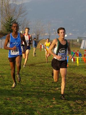 Bairu and Morrison, start of lap 4 of 5