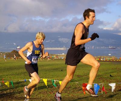 Derek Vinge (left) - 65th in 34:02