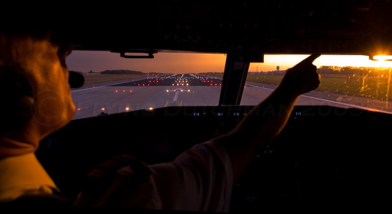 Captain, cleared takeoff