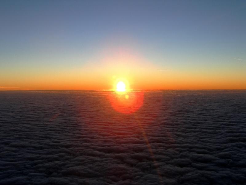 Sunset over Holland