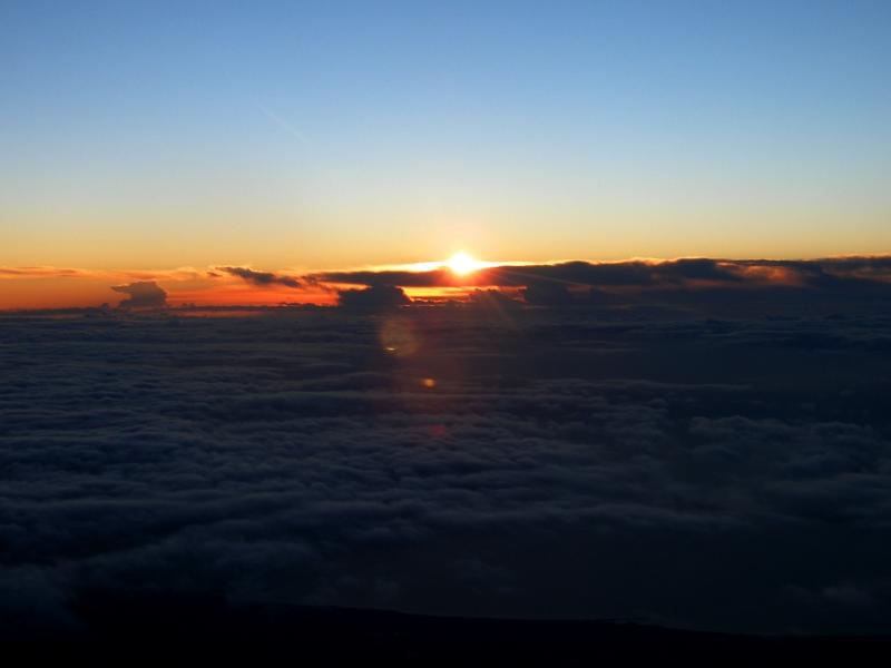 Sunrise and clouds