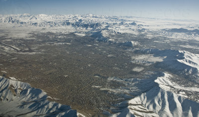 Kabul from 21.000ft