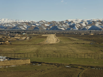 Short final Meymaneh, Afghanistan.