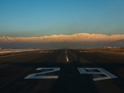 Cleared takeoff early morning. Kabul, Afghanistan