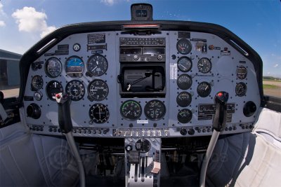 General Avia F22B cockpit