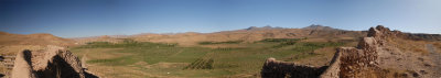 Fire temple,Taktht-E Soleiman, Iran - Panorama