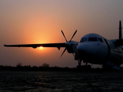 Fokker sunset