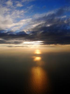 Sunrise above the Mediterranean