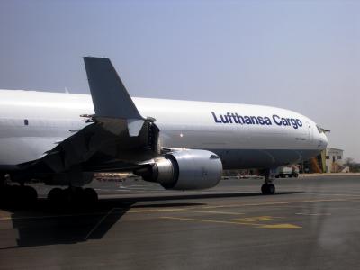 Lufthansa MD-11 at Dakar