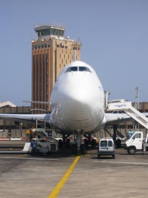 AirFrance 747 at Dakar