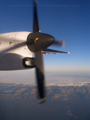 Dash-8 over Spain