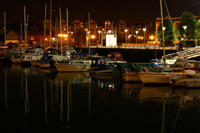 Harbour at night