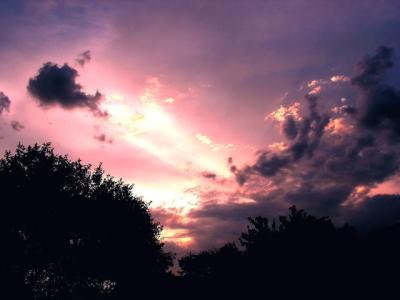 Evening Sun Colors Clouds.jpg