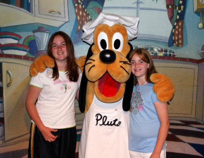 Pluto and the girls