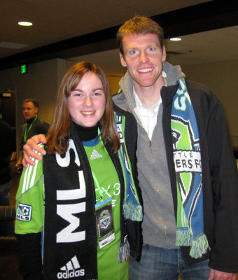Sydney & Taylor Graham of the Sounders