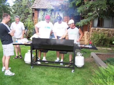 how many men does it take to barbeque??