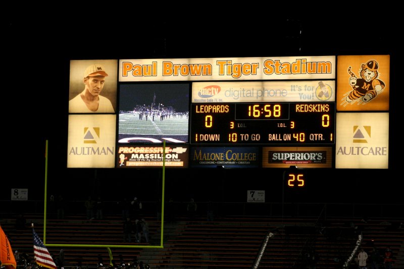 paul brown tiger stadium massillon, ohio