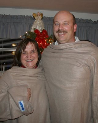 denise and mike snuggie
