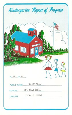 kindergarten report card