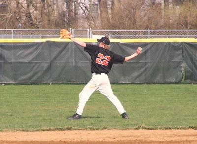 #22  adam w. in the outfield