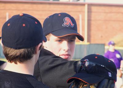 in the dugout.