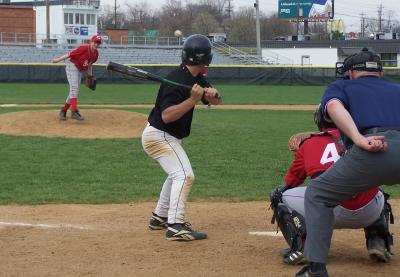 ben at the plate