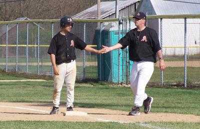 coach collns says 'nice hit'