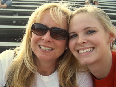 cathy and alex at miami football game