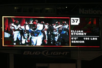 elijah on the jumbotron