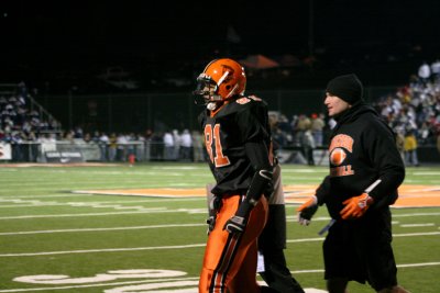 nick leaves the field after td