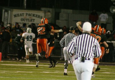 celebrating storey touchdown