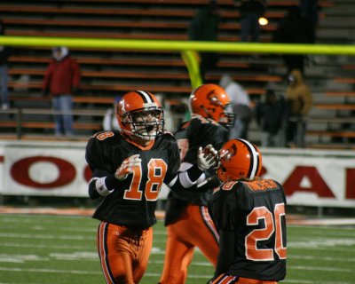 celebrating fumble recovery